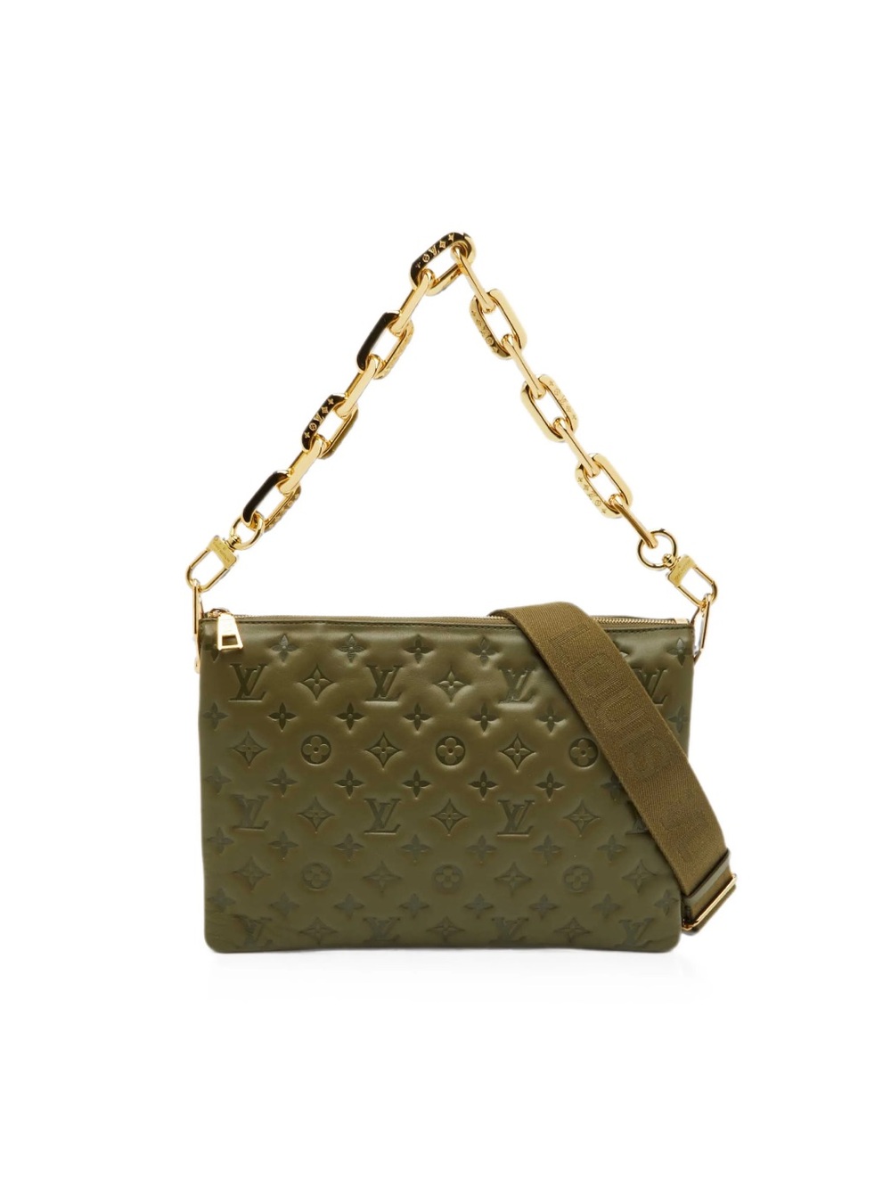 Louis Vuitton Coussin MM kaki color